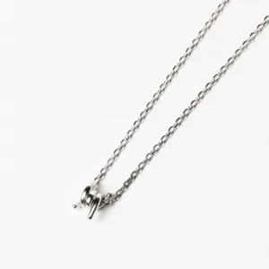 Men's 925 Silver Barbed Wire Necklace