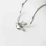 925 Silver Man Dove Necklace