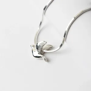 925 Silver Man Dove Necklace