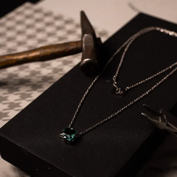 Escapulário Capricórnio Prata 925 Homem signos