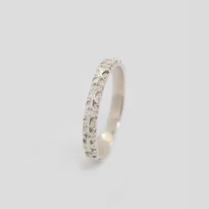 Anel Masculino NOA em Prata 925 – Padrão Floral