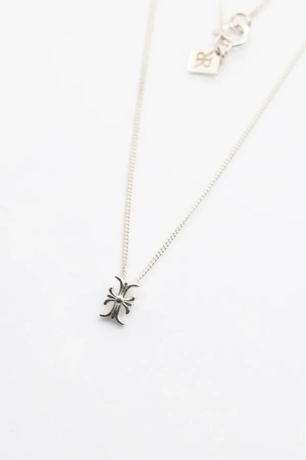 fio em prata com pendente para homem